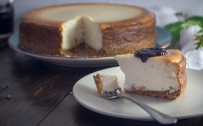 Slim Line Cheese Cake with Crunchy Flaxseed Crust